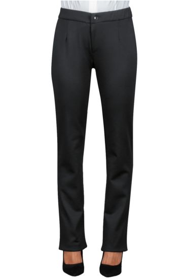 PANTALONE TRENDY JERSEY MILANO NERO Nero Isacco