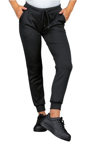 PANTA OLIMPIA UNISEX JERSEY NERO Nero Isacco