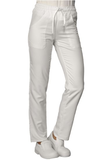 PANTALONE C/ELASTICO BIANCO OEKO-TEX&reg; STANDARD 100 CERTIF N. 25CX00077 CL II CENTROCOT Bianco Isacco