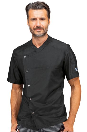 Giacca cuoco Erickson - Isacco Nero
