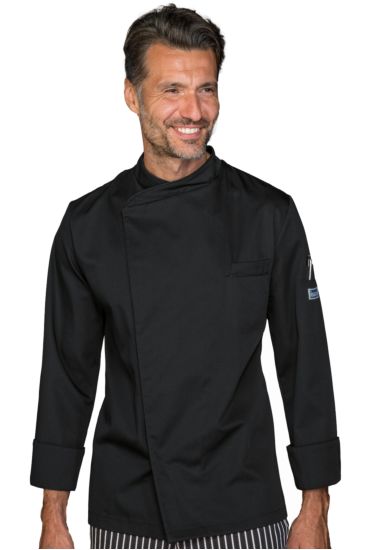Giacca cuoco Osaka - Isacco Nero Isacco