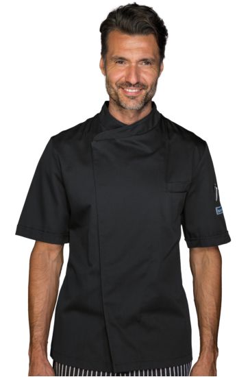 Giacca cuoco Osaka - Isacco Nero Isacco
