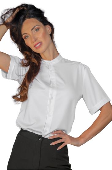 CAMICIA DETROIT UNISEX TECNOSTRETCH BIANCO M/M Bianco Isacco