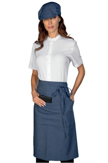 GREMBIULE ELDORADO PORTA TABLET JEANS Jeans Isacco