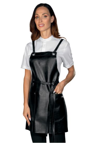 GREMBIULE WIGAM SIMILPELLE NERO Nero Isacco