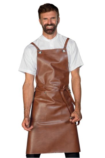 GREMBIULE SHEFFIELD SIMILPELLE CUOIO Cuoio Isacco