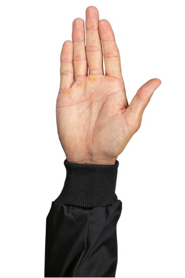 Coppia polsi in maglia Nero Isacco