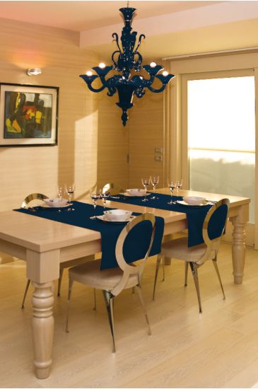 RUNNER ELEGANCE (MULTIPLI DI 6) Blu Isacco