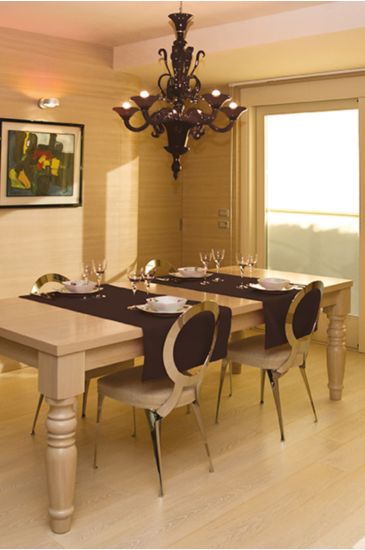 Runner Elegance larghezza max 61 cm lunghezza max 145 cm Colore Testa Di Moro Isacco